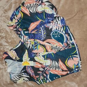 Multicolored C&C California Two piece short set size small